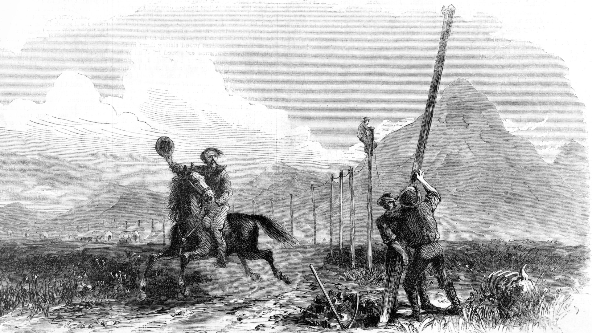 Pony Express And Telegraph