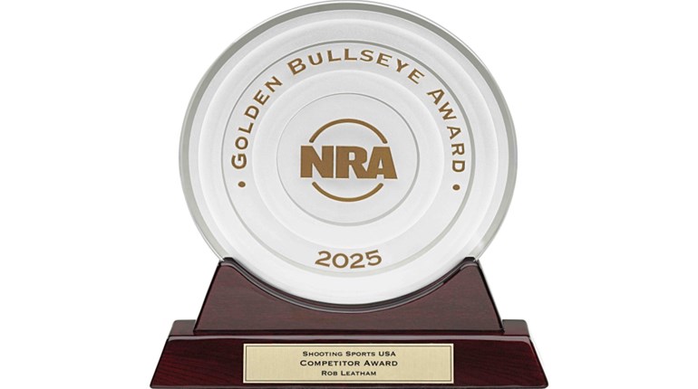 Springfield Armory Pro Shooter Rob Leatham Garners NRA Golden Bullseye Competitor Award | NRA Family