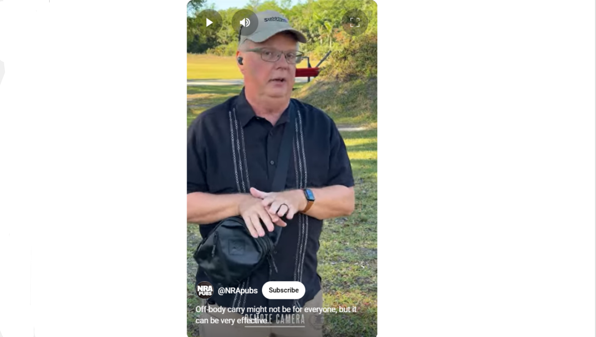 CCW Minute: Can Off-Body Carry Be Efficient & Effective? | NRA Family