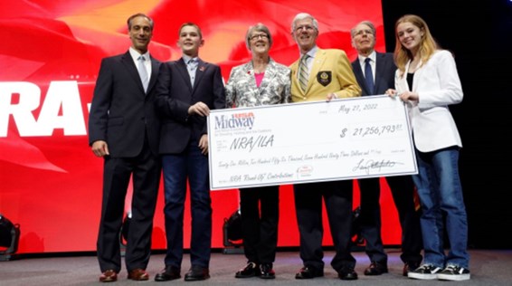 midwayusa check presentation at NRA Annual Meetings
