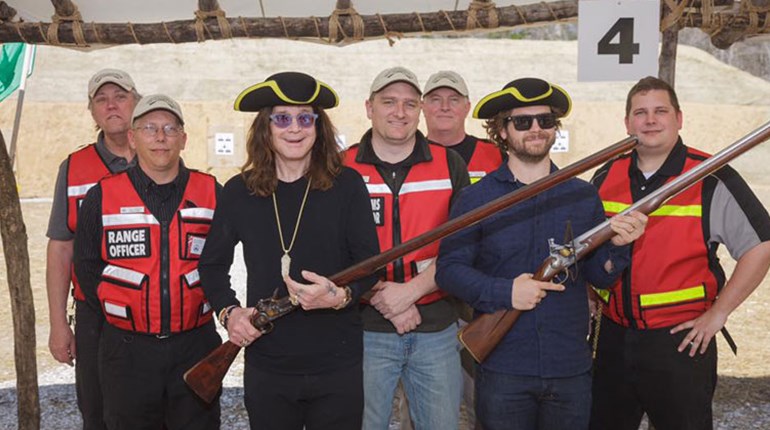 Osbourne Family Visits Colonial Williamsburg's New Musket Range | NRA Family