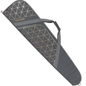 gold foil embellished soft rifle case