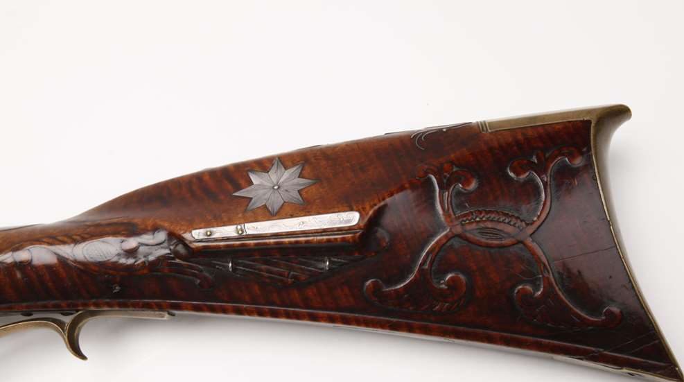 Relief Carved Maple Stock Nra Museum