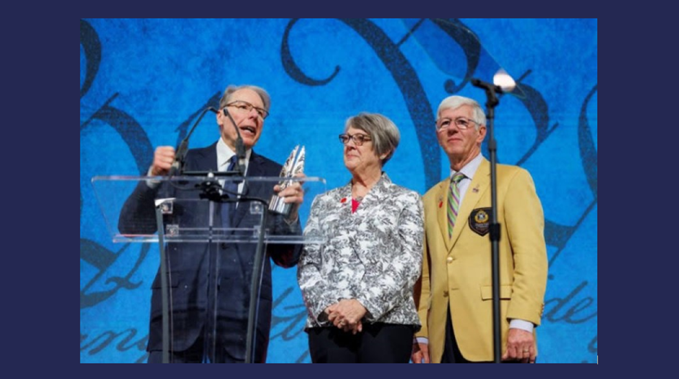 Larry And Brenda Potterfield Receive Defender Of Freedom Award