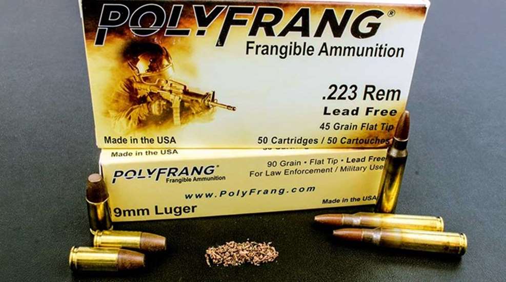 Two boxes of PolyFrang ammunition