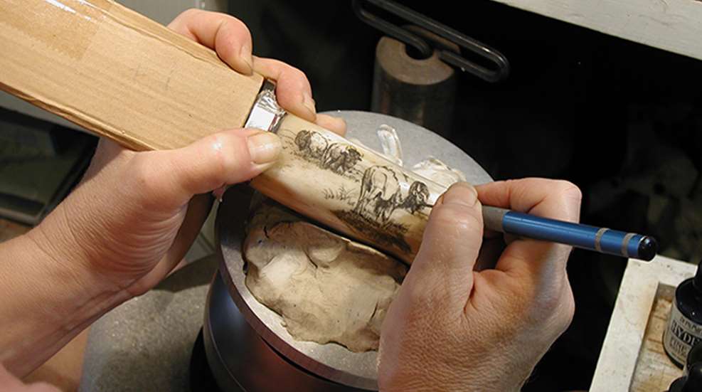 carving knife handle