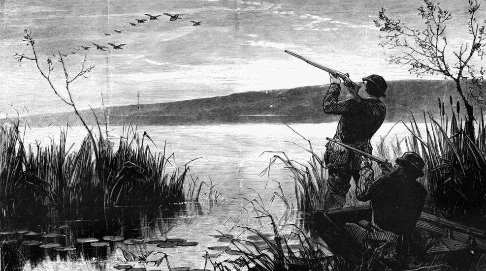 Duck Shooting on Saratoga Lake, David Williams, 1883