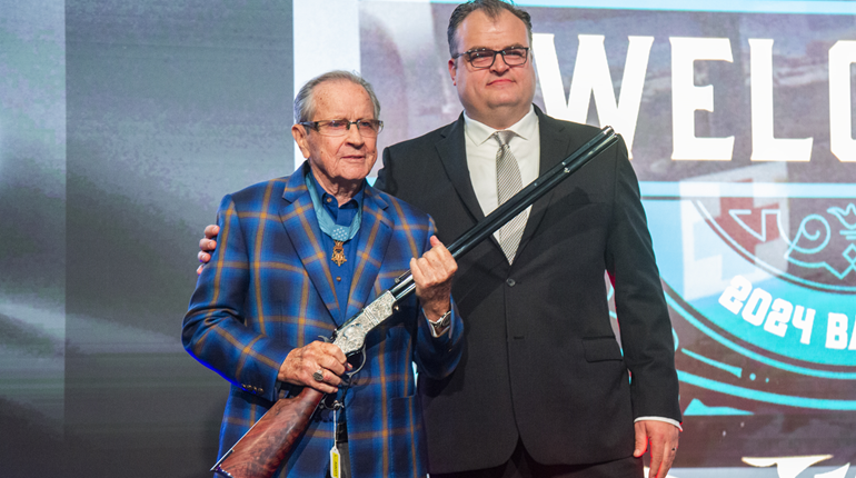 Henry Repeating Honors America's Most Decorated Living Veteran at 2024 NRA Annual Meetings | NRA Family
