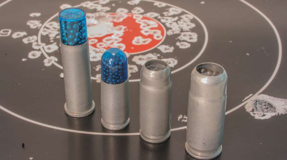 various cartridges suitable for defense against animals