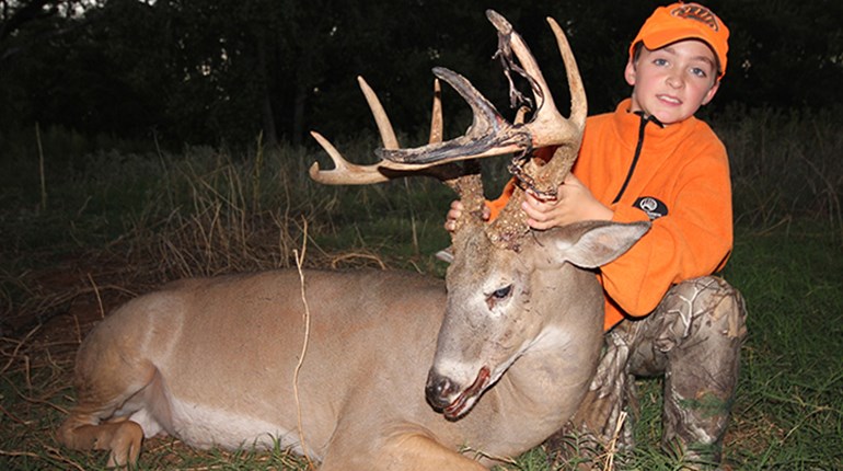 Oklahoma Boy Tags 10-Point Buck on Youth Season Opening Day | NRA Family