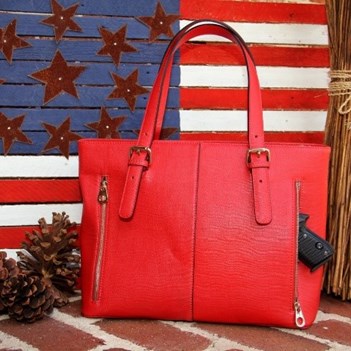 Ladies Concealed-Carry Purse | Croc Town Tote | Gun Goddess