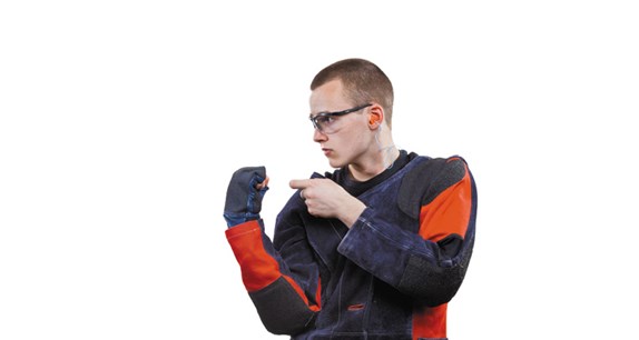 arm rested standing