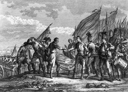 Surrender of General Burgoyne at Saratoga
